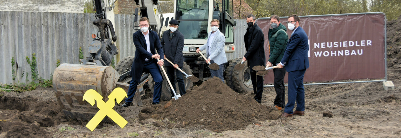 Spatenstich für zwölf Mietwohnungen in der Mitschastraße