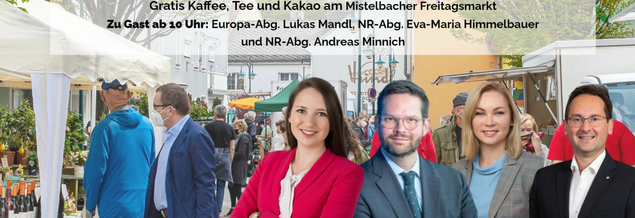 Europaplausch am Mistelbacher Freitagsmarkt