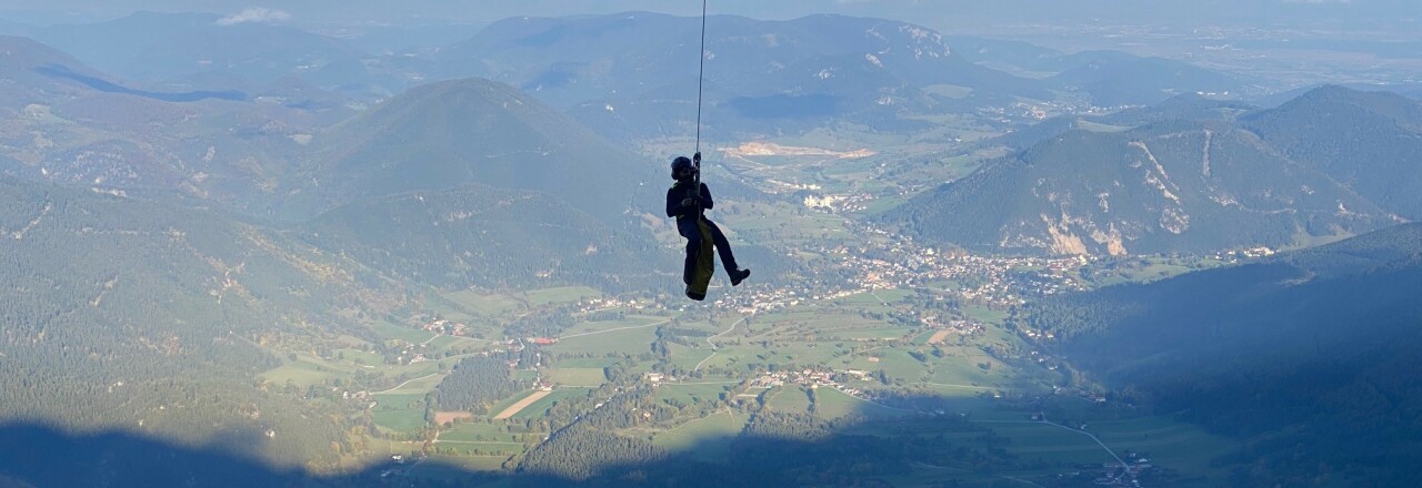 Alpine Notlage am Schneeberg