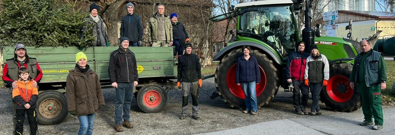 Volkspartei-Gemeinderäte legten selbst Hand an 