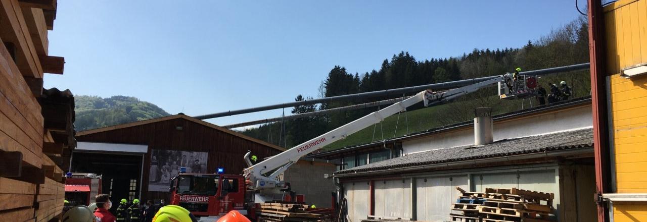 Photovoltaikanlage im Ramingtal fing Feuer 