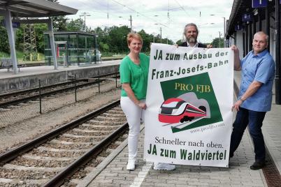 Für das Waldviertel jetzt Schienen in die Zukunft legen!