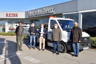 Neuer Klein-LKW für die Kanalanlagen in der Stadt