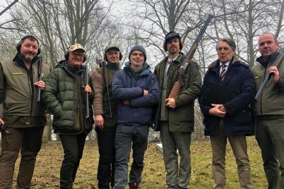 Stundenlange Dreharbeiten beim Schützenverein-Mistelbach