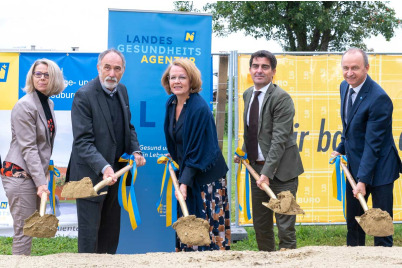 Spatenstich für den Neubau des Pflege- und Betreuungszentrums Korneuburg