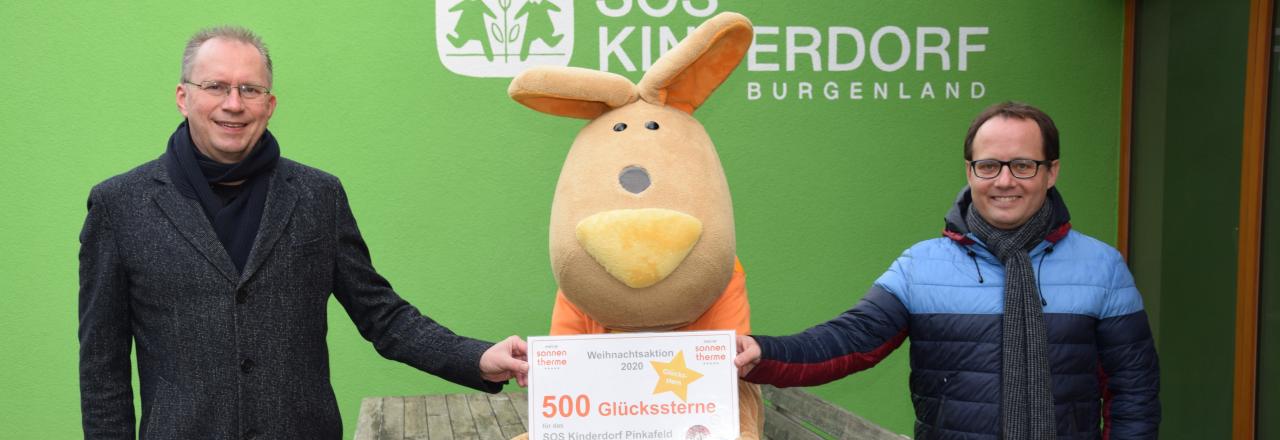 Glückssterne für ein Kinderlachen verteilt!