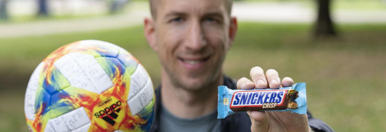 Warum Marc Janko auf den neuen Snickers Crisp steht