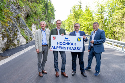 Zweiter Teil der Sanierung der Hochkar-Alpenstraße abgeschlossen
