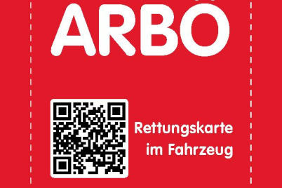 Rettungskarten-Aufkleber beim ARBÖ erhältlich