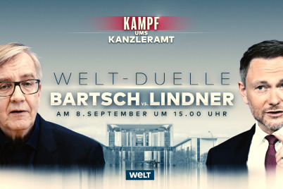 "Kampf ums Kanzleramt" auf dem Nachrichtensender WELT