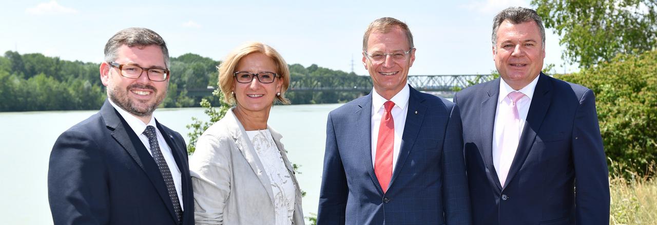 Standort für Neubau einer Donaubrücke bei Mauthausen fixiert