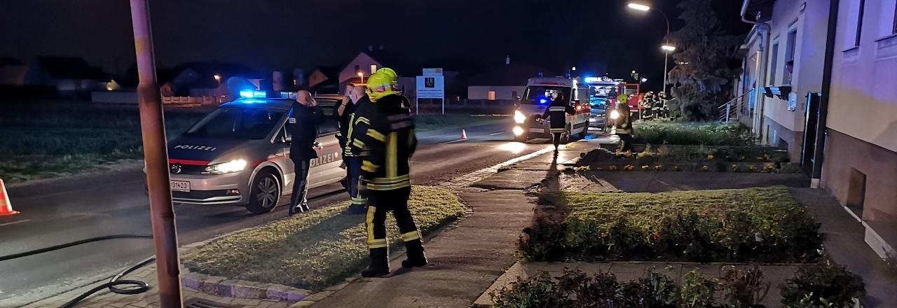 67 Feuerwehrleute im Brandeinsatz in Großengersdorf