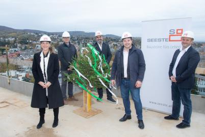 Dachgleiche bei SEESTE Bauprojekt „Bellevue Sonnleiten“ in Wien Döbling