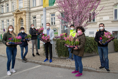 Ostersackerl-Aktion des Mistelbacher Stadtmarketings