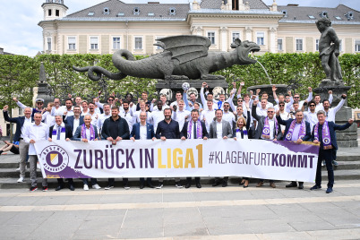 Landeshauptstadt Klagenfurt gratuliert der SK-Austria