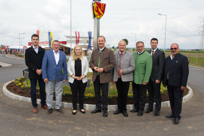Feuerwehrhaus und Kreisverkehr nach Investition in Sitzendorf eröffnet