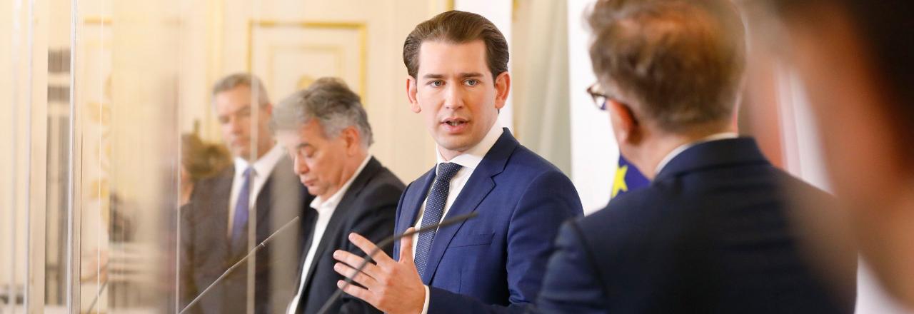 Bundeskanzler Kurz: "Die nächsten Monate werden ein rot-weiß-roter Kraftakt"