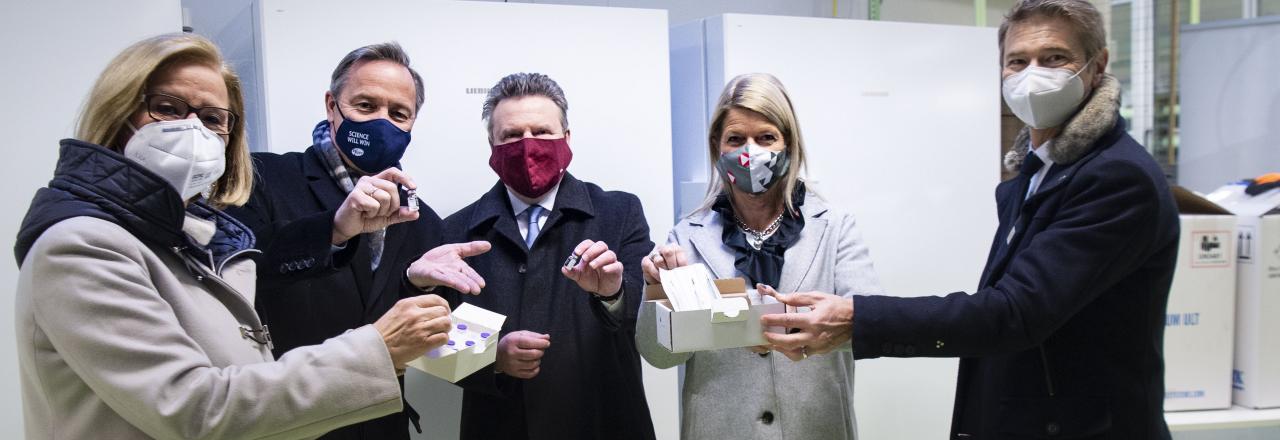 Erste Lieferung des Corona-Impfstoffes in Österreich eingetroffen