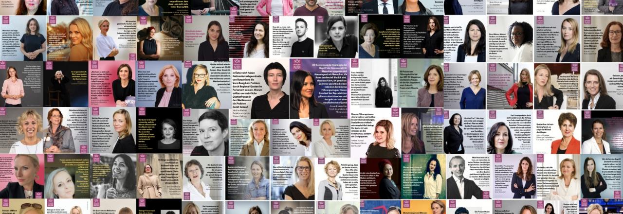 „100 Journalist*innen sprechen sich für eine Quote von 50 Prozent Frauen aus – und zwar ab sofort!“