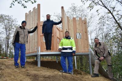 Neue Spielgeräte für den Spielplatz Rodelhügel