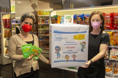 Bunte FFP2-Masken für kranke Kinder in Wiener Einrichtungen