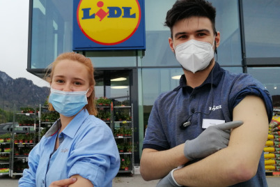 REWE GROUP Österreich und LIDL ÖSTERREICH starten gemeinsam betriebliche COVID-Impfungen