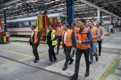 LR Schleritzko besuchte ÖBB TS-Werk in St. Pölten