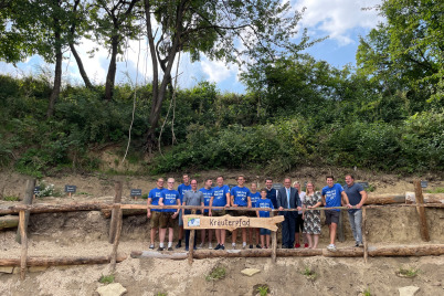 Landjugend Göllersdorf gestaltete Kräuterlehrpfad