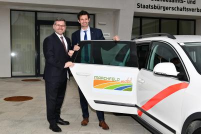 LR Schleritzko & Regions-Obmann Lobner: „Perfekte Ergänzung zum öffentlichen Linienverkehr.“