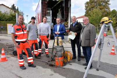 Kanalsanierung kurz vor Fertigstellung