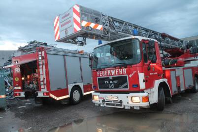 Brand in Gewerbebetrieb