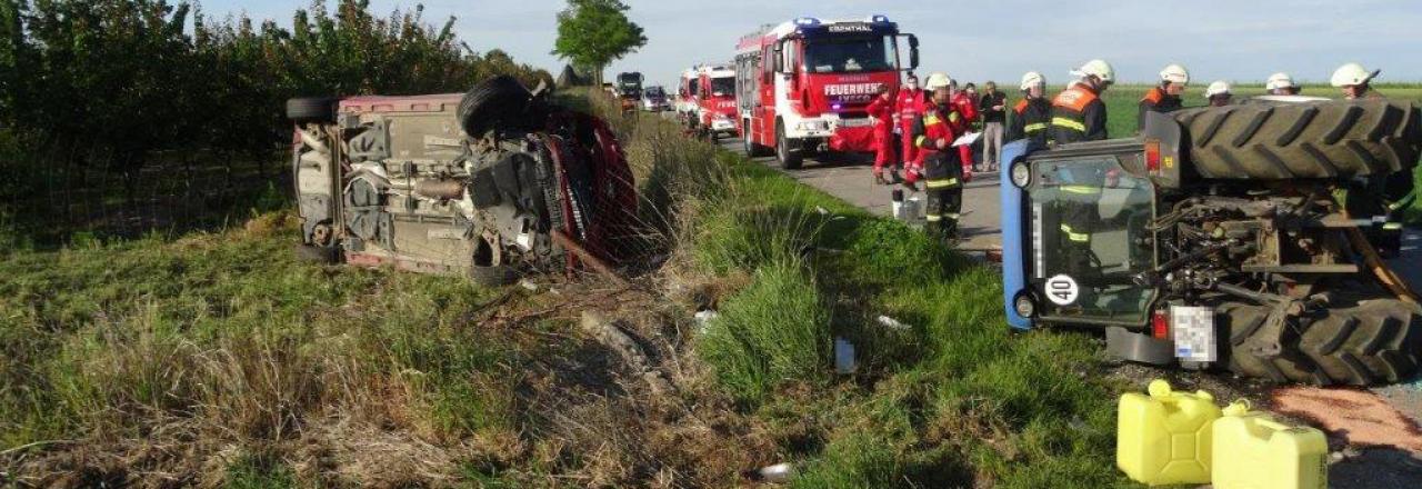 Verkehrsunfall mit Personenschaden – Bezirk Gänserndorf