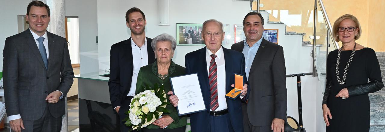 „Goldenes Ehrenzeichen“ des Landes NÖ für Gerhard Rauch