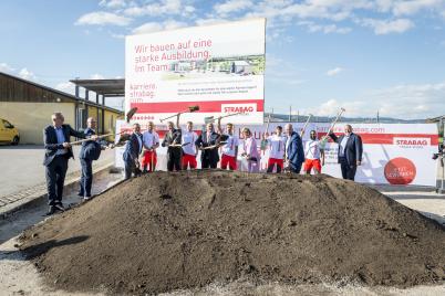 STRABAG - Spatenstich für neues Ausbildungszentrum