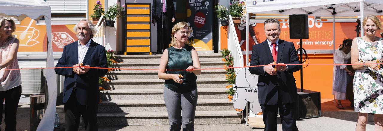 Eröffnung des Großen TafelHauses mit Klimaschutzministerin Leonore Gewessler und Bürgermeister Michael Ludwig