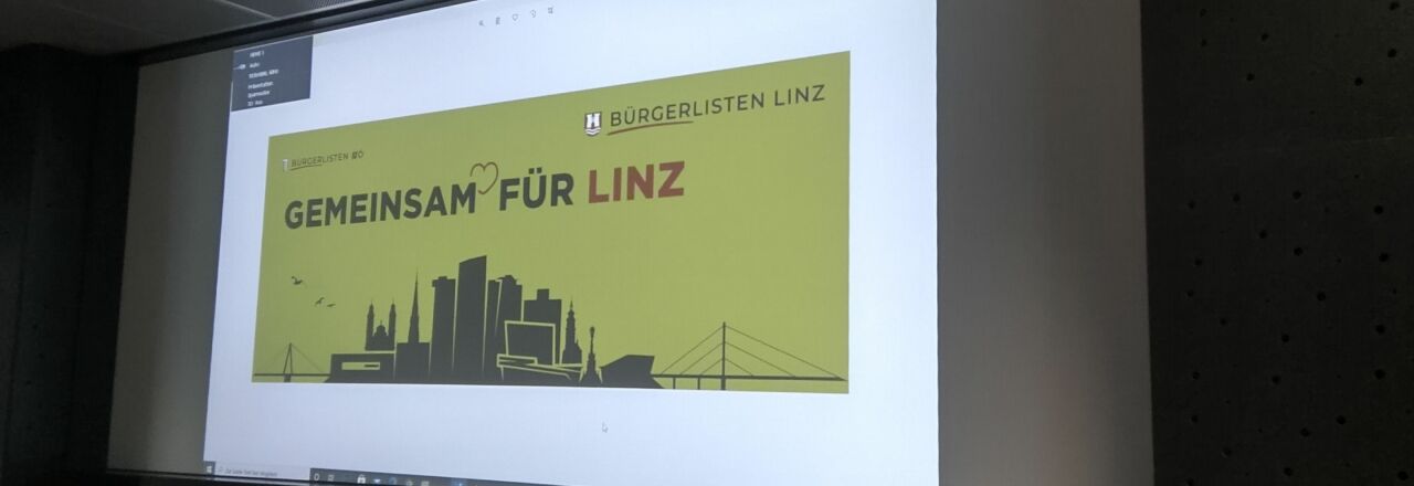 Die Bürgerlisten Linz wurden am 14.4. im TZ Perg gegründet