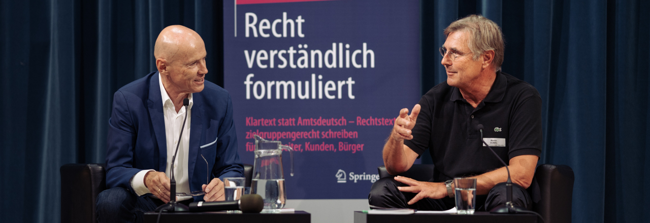 Rechtstexte können auch verständlich formuliert werden