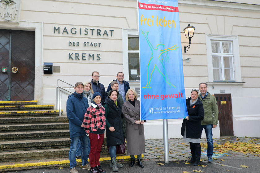 Stadt Krems und Frauenberatung Lilith setzen gemeinsam ein starkes Zeichen