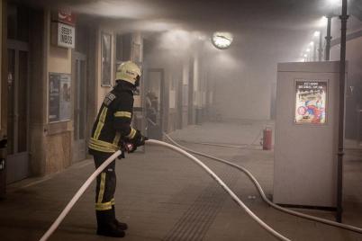 Brandstiftung im Bahnhofsgebäude Bad Vöslau geklärt