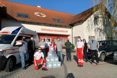 Spenden für Rotes Kreuz Wolkersdorf