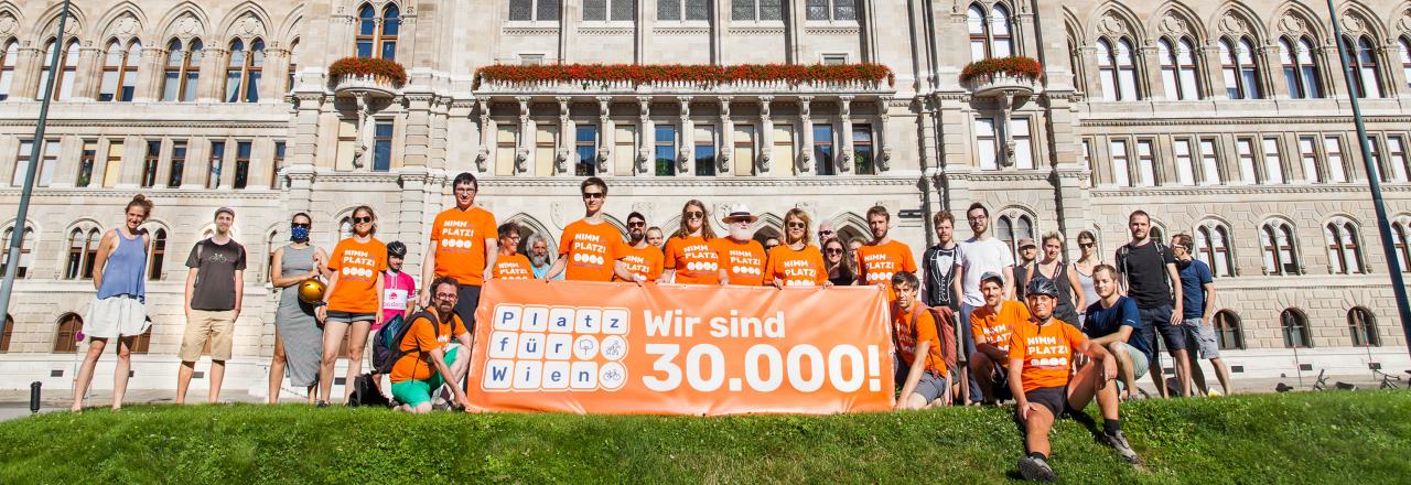 Größte Verkehrsinitiative Wiens hat bereits 30.000 Unterstützer!