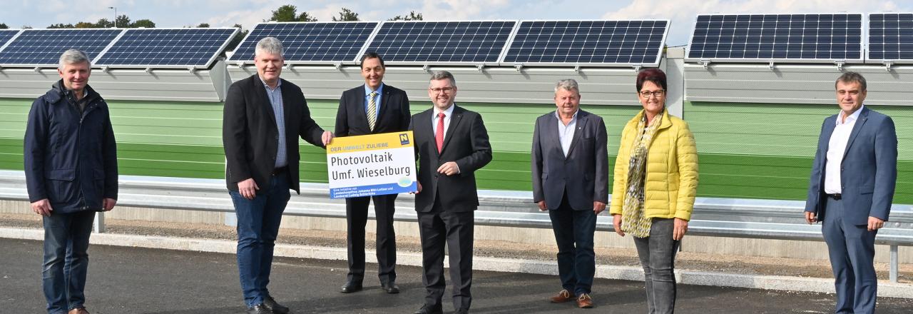 Lärmschutz an Umfahrung Wieselburg wird zum Sonnenkraftwerk