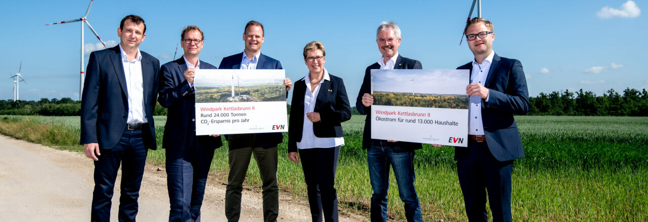 Windpark Kettlasbrunn geht in Betrieb