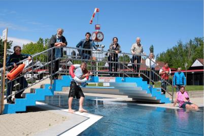 Sommerschwimmkurs im Parkbad Bruck