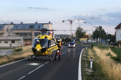 Verkehrsunfall mit Personenschaden im Bezirk Bruck an der Leitha