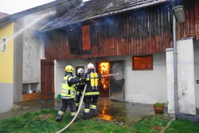 Großes Lob ergeht an die örtlich zuständige Feuerwehr