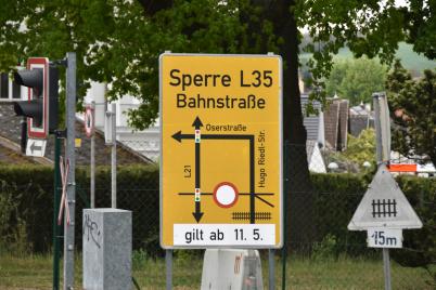 Gas- und Wasserleitungssanierung in der Bahnstraße