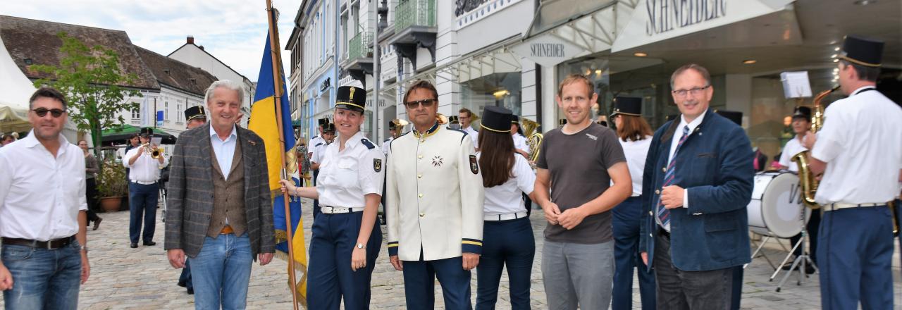 Auch Musikkapellen im Bezirk Hollabrunn waren dabei