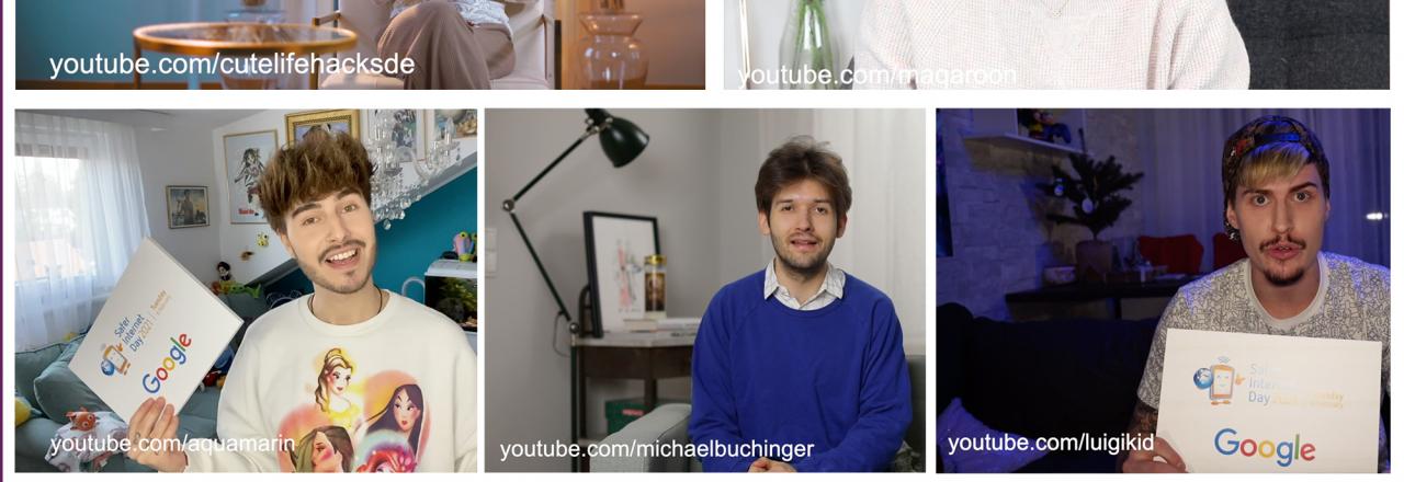 Top-YouTuber geben Tipps für Online-Sicherheit #SID2021AT