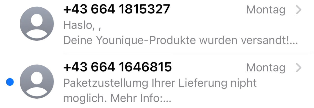 „Ihr Paket wurde versendet!“